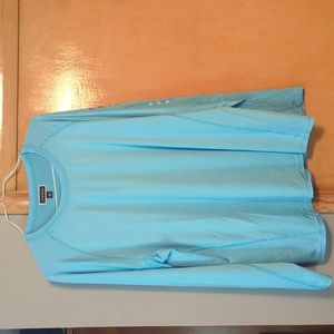 Club Room Light Blue Men's Swim Rash Guard
